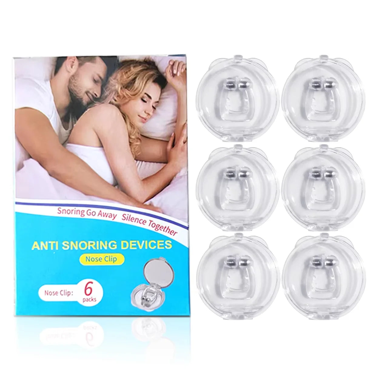 Anti Snoring Corrector Silicone Magnetic Snoring Holder Mini Portable