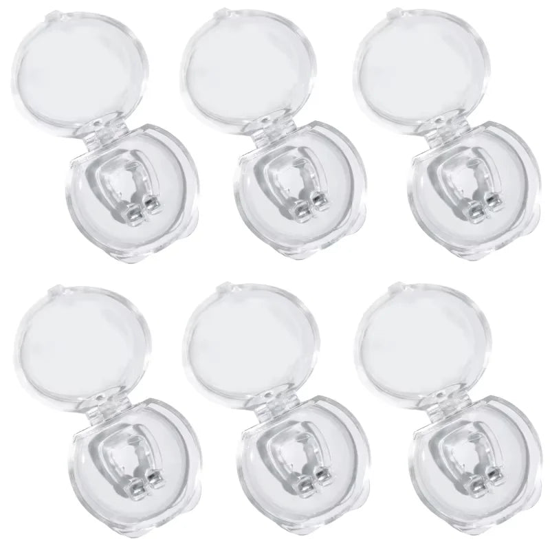 Anti Snoring Corrector Silicone Magnetic Snoring Holder Mini Portable