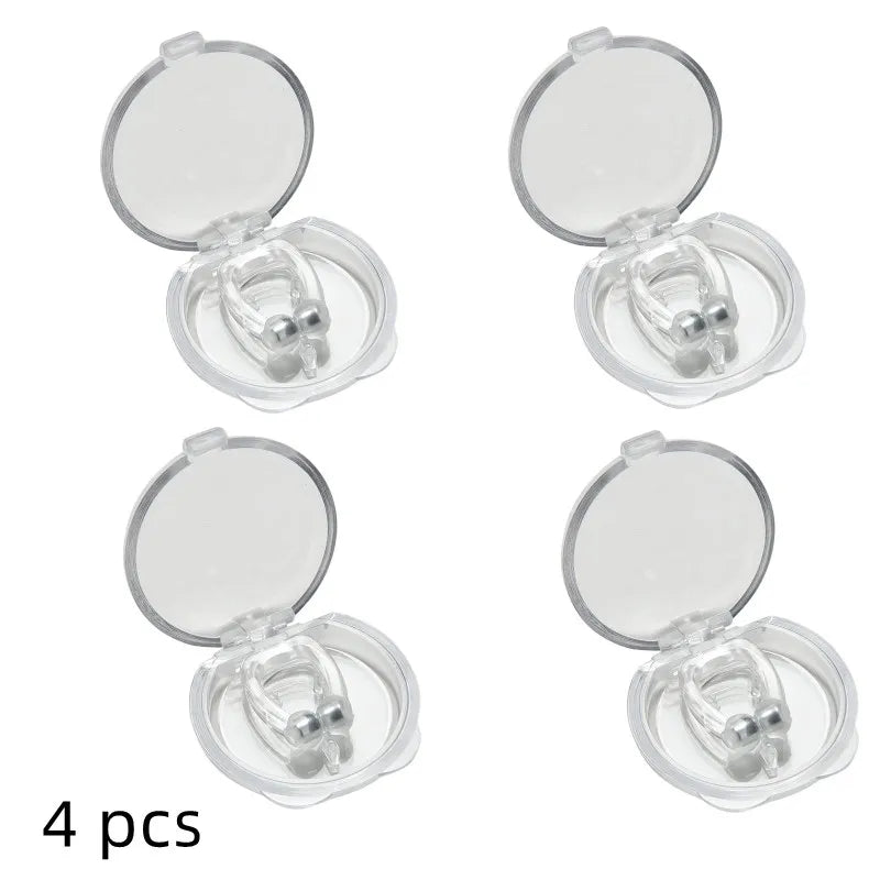 Anti Snoring Corrector Silicone Magnetic Snoring Holder Mini Portable