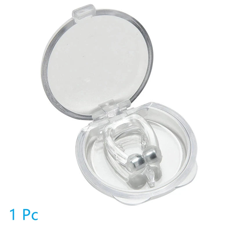 Anti Snoring Corrector Silicone Magnetic Snoring Holder Mini Portable