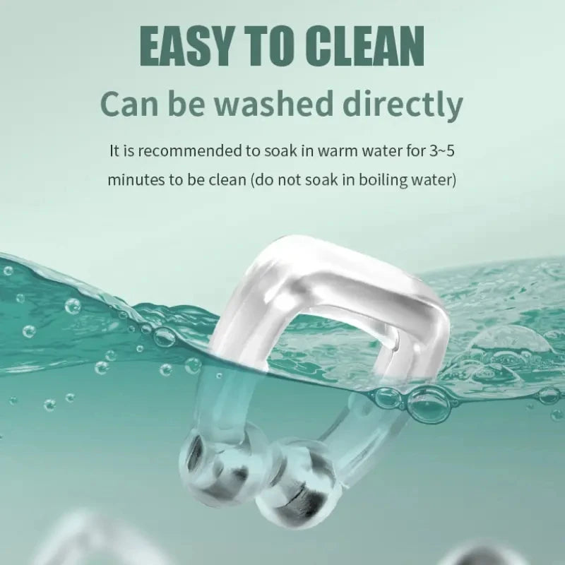 Anti Snoring Corrector Silicone Magnetic Snoring Holder Mini Portable